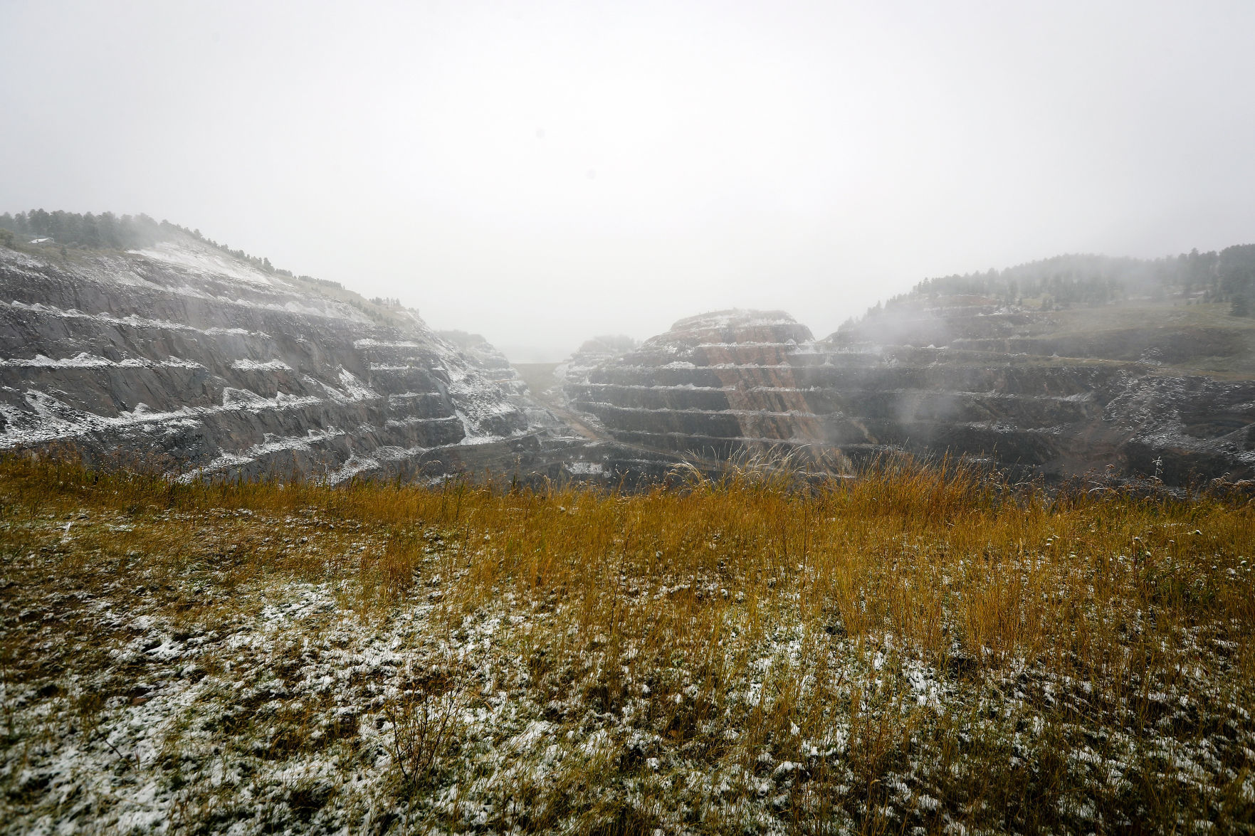 Conveyor site at the Sanford Lab